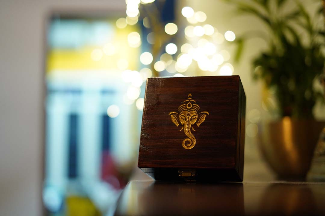 Ganesha Motif Jewellery Box